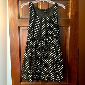 Girl’s Youth Polkadot Print Dress